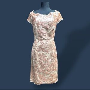 JS Collection Off The Shoulder Sequined Sheath Dress Size 14